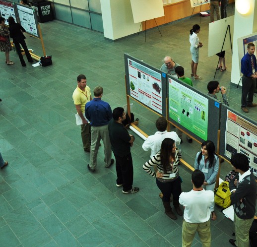 Student interacted with professors, Deans, staff, fellow students, and alumni at the event. 
